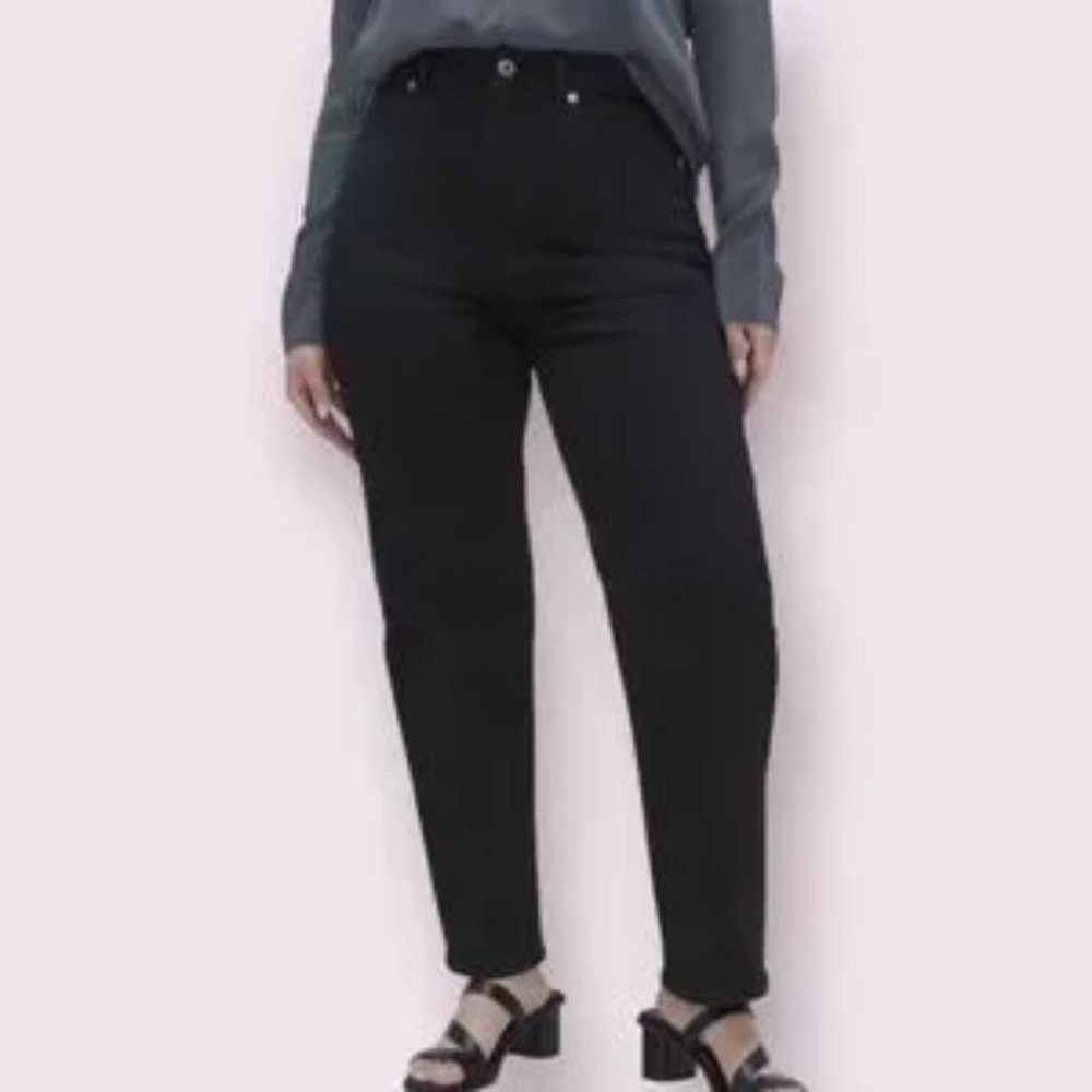 Everlane The Curvy Way-High Jean in Coal Long